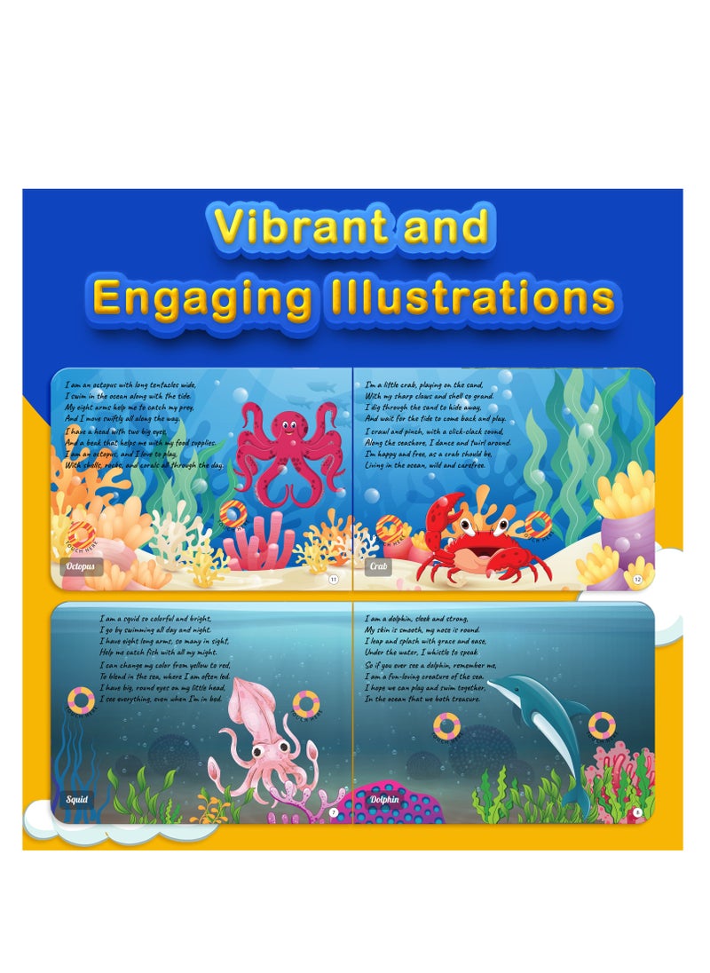 Kiddale - Aquatic Animal Rhymes Musical Sound Book for 1+ Year Olds - Image 1