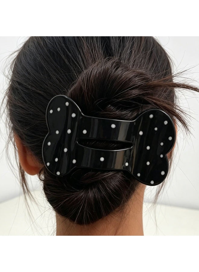 2026 Multi Color Summer Cute Bone Hair Clips for Women Ins Korean Style Back of Head Clip Headwears Hair Shark Claws Accessories - Image 1