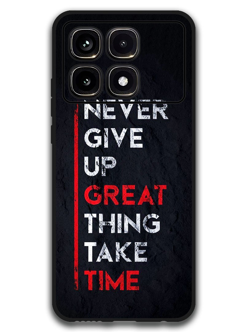 Theodor Protective Case Anti Scratch Shock Proof Bumper Cover For Xiaomi Redmi K70 Ultra Never Give Up Great - Image 1