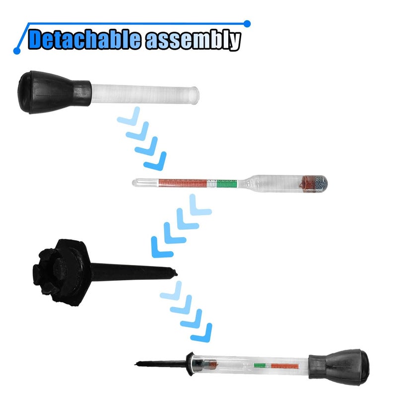 LHDOS Car Battery Hydrometer, Precision & Fast Dectection Car Electric Hydraulic Density Meter, Professional Battery Tester, Performance Car Repairing Tool - Image 3
