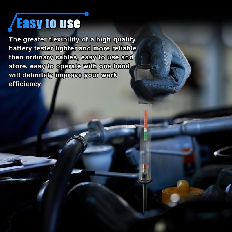 LHDOS Car Battery Hydrometer, Precision & Fast Dectection Car Electric Hydraulic Density Meter, Professional Battery Tester, Performance Car Repairing Tool - Image 4