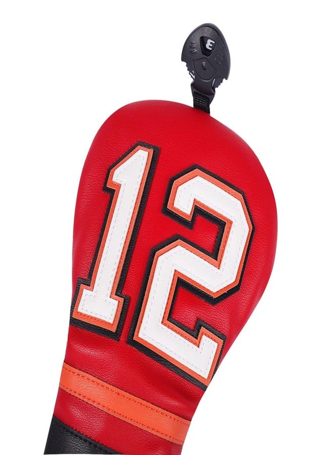 SHABIER Golf Sports Style Golf Wood Club Headcover Fairway Cover for Taylormade M5 M6 Driver (Red 12 Fairway Cover) - Image 2