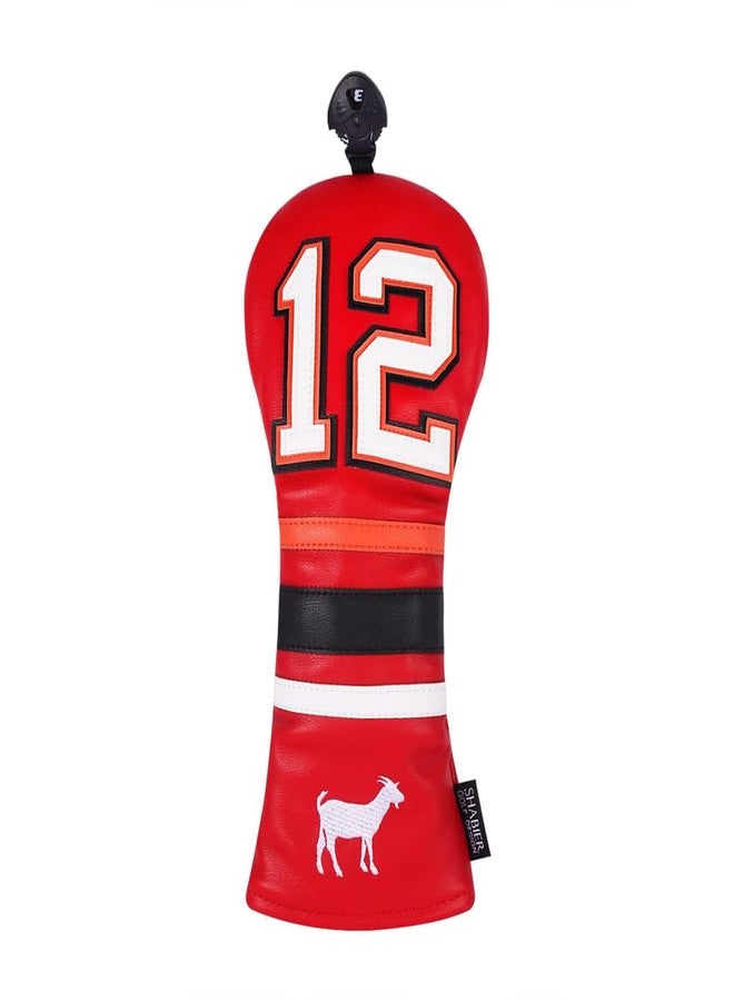SHABIER Golf Sports Style Golf Wood Club Headcover Fairway Cover for Taylormade M5 M6 Driver (Red 12 Fairway Cover) - Image 1