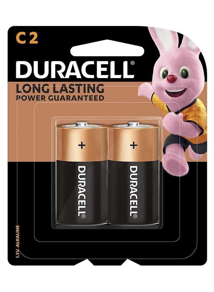 دوراسيل 2 بطاريات C طويلة الأمد