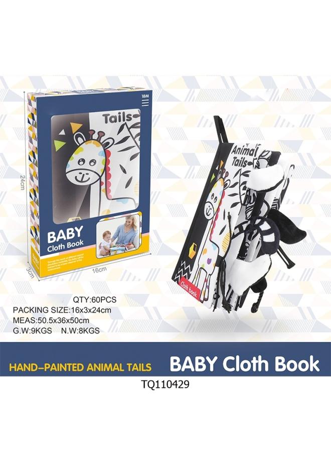 Baby Cloth Book Baby Tear-proof Three-dimensional Tail Ringing Paper Educational Toys Mother And Baby Toys 