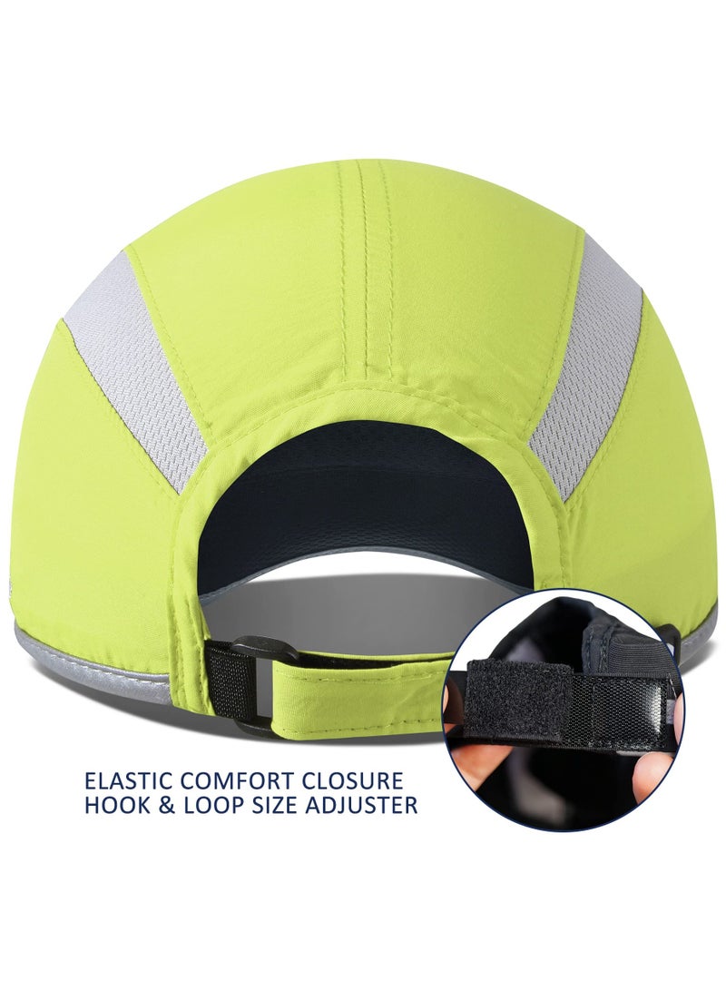 Adjustable UPF 50+ Reflective Baseball Cap Outdoor Sports Hat Cools When Wet Ideal for Active Lifestyle - Image 2