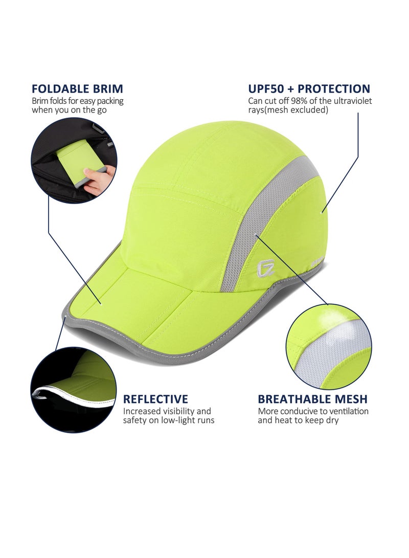 Adjustable UPF 50+ Reflective Baseball Cap Outdoor Sports Hat Cools When Wet Ideal for Active Lifestyle - Image 3