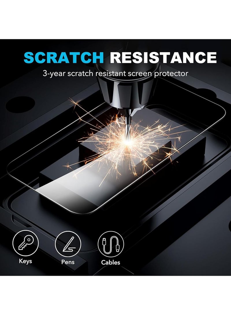 general Screen Protector Compatible with OnePlus Nord 5 2025, [2+2 Pack] Screen Protector and Camera Lens Protector, 9H Hardness HD Scratch Resistant Bubble-Free Tempered Glass - Image 3