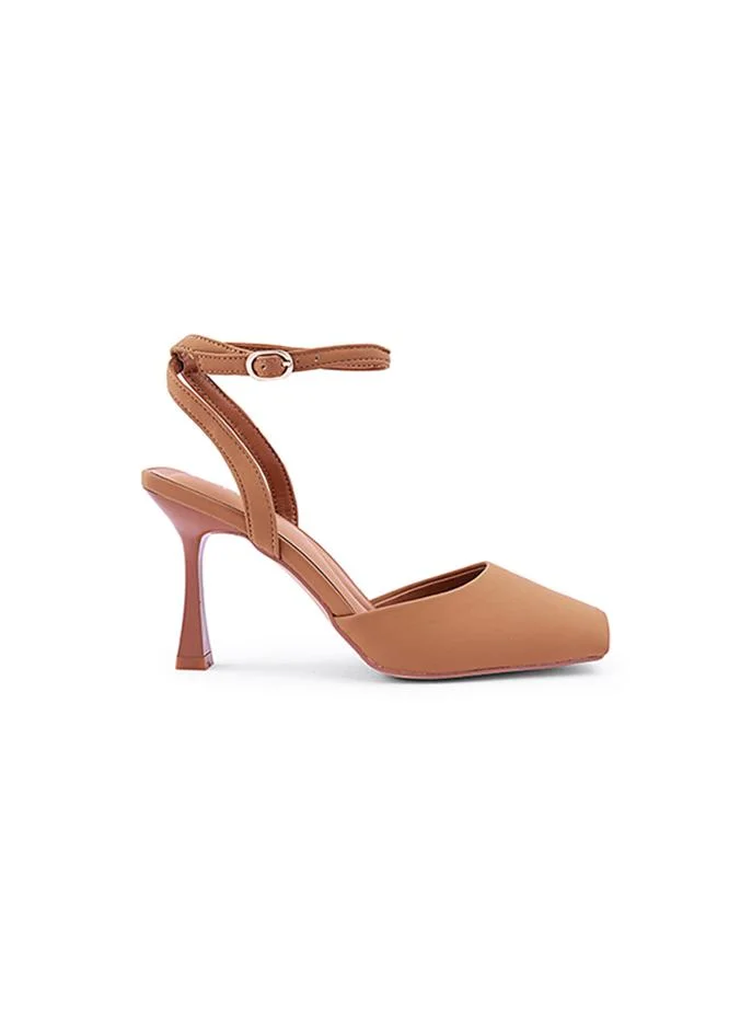 Trendy heel sandals made for modern comfort.