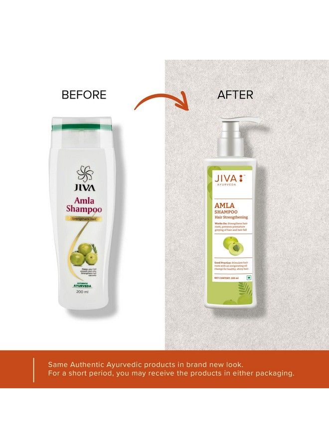 Jiva Amla Shampoo ;Anti Hair Fall Shampoo For Men & Women 200 Ml (Pack Of 1) - Image 5