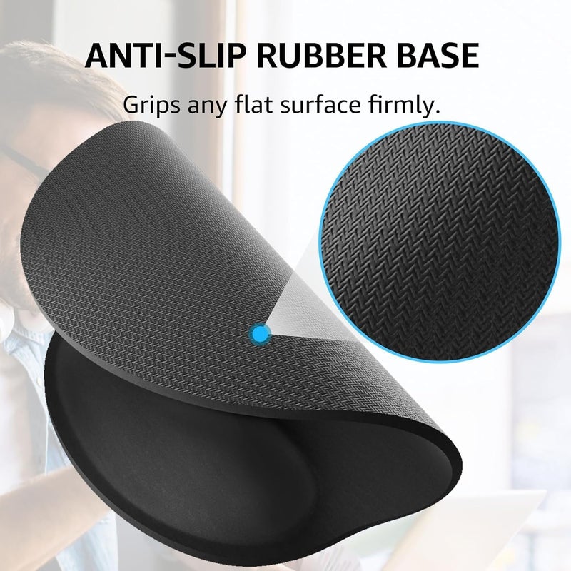 SCIENISH Memory Foam Wrist Rest Pad and Mouse Wrist Rest Support Cushion for Working Gaming Office Computer Laptop Mac-Set of 2, One Size (Ergonomic 3pcs) - Image 2