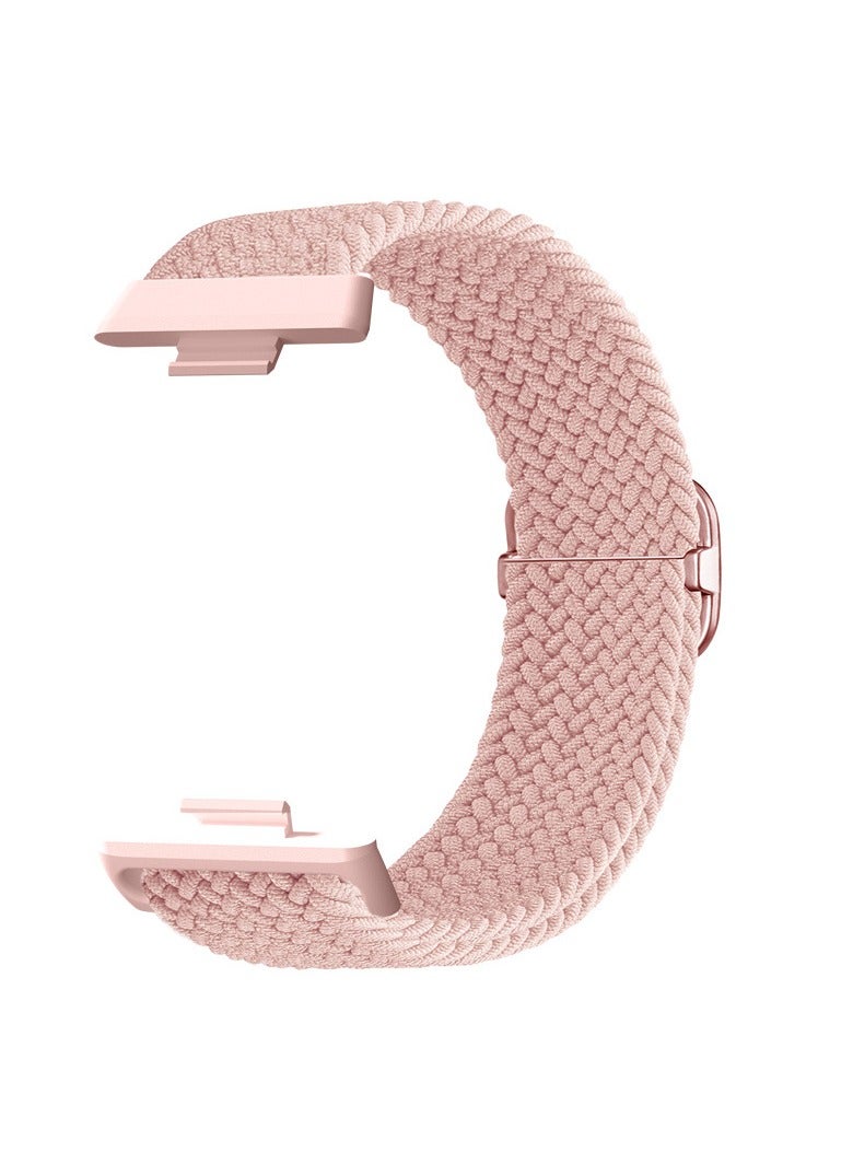 3 Packs Suitable for Huawei Watch Fit 3/4 Adjustable Woven Nylon Strap（ Black, Pink，Starlight )  - Image 2