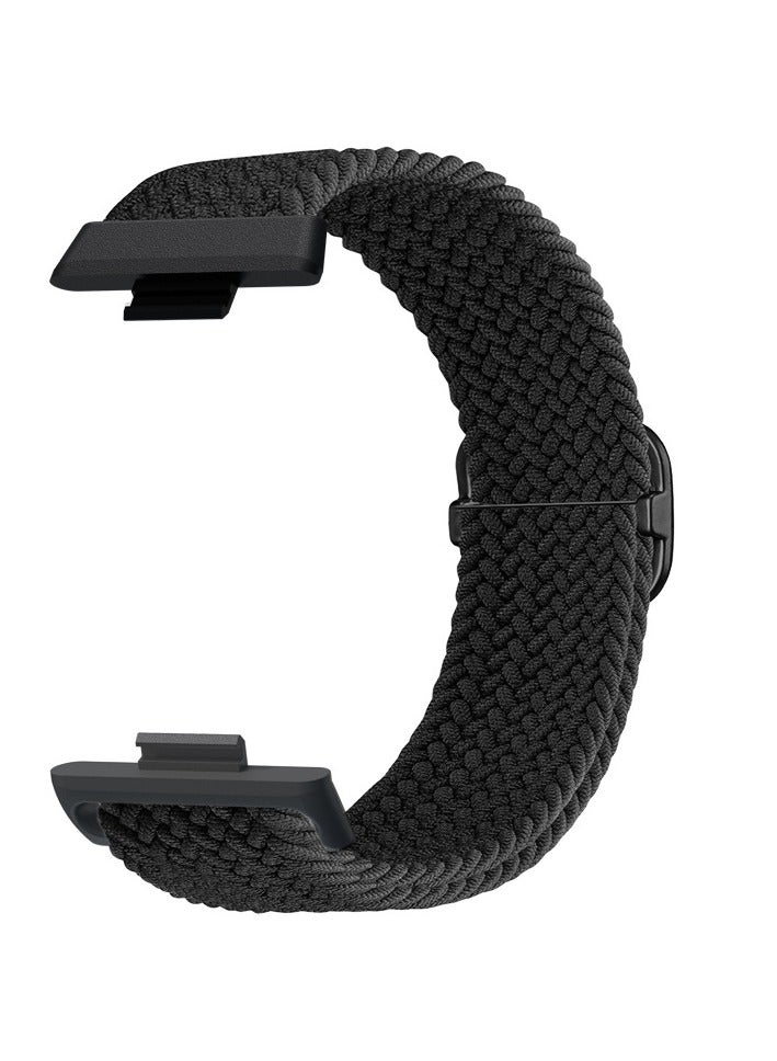 3 Packs Suitable for Huawei Watch Fit 3/4 Adjustable Woven Nylon Strap（ Black, Pink，Starlight )  - Image 4