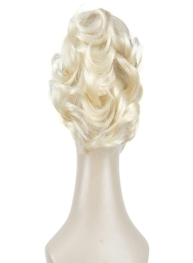 ايمول وصلات شعر ذيل حصان صناعية قصيرة مجعدة من Aimole بطول 6 بوصات، وزنها 80 غرامًا، مزودة بمشبك فك/مخلب (لون أشقر 613). - Image 3