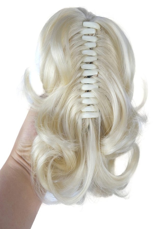 ايمول وصلات شعر ذيل حصان صناعية قصيرة مجعدة من Aimole بطول 6 بوصات، وزنها 80 غرامًا، مزودة بمشبك فك/مخلب (لون أشقر 613). - Image 5