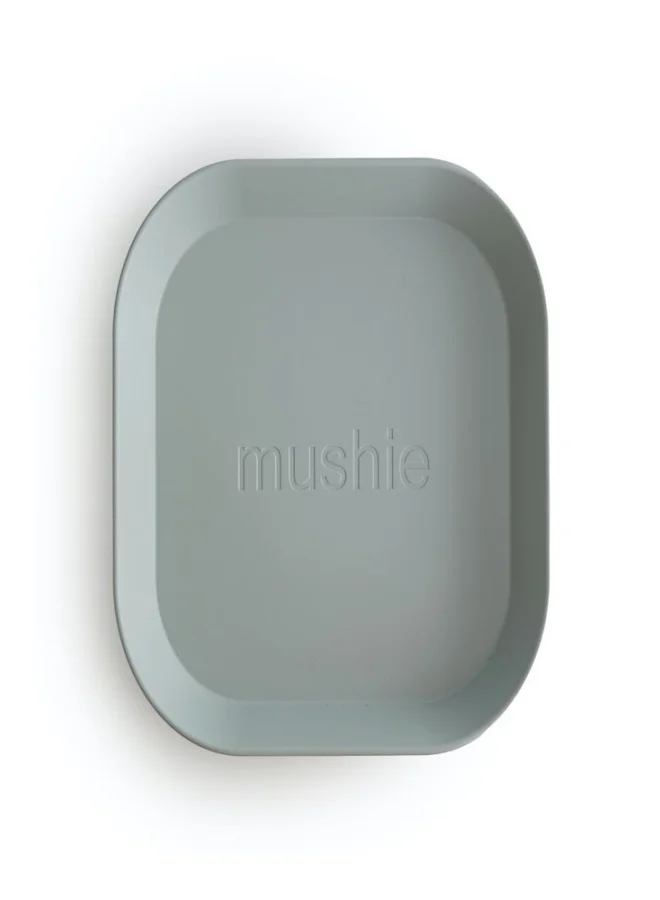 mushie Dinner Plate Square Sage