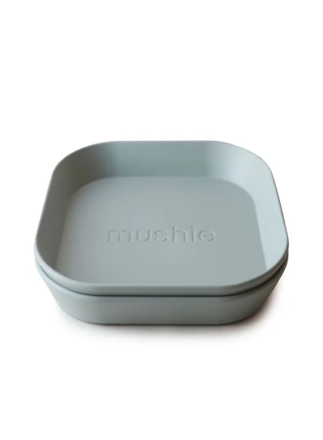 mushie Dinner Plate Square Sage