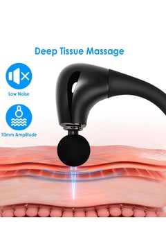 PENG GENERAL Massage Gun with Extended Handle Revolutionary U-Shaped Back Massager for Pain Relief Deep Tissue Body Massager  - Image 5