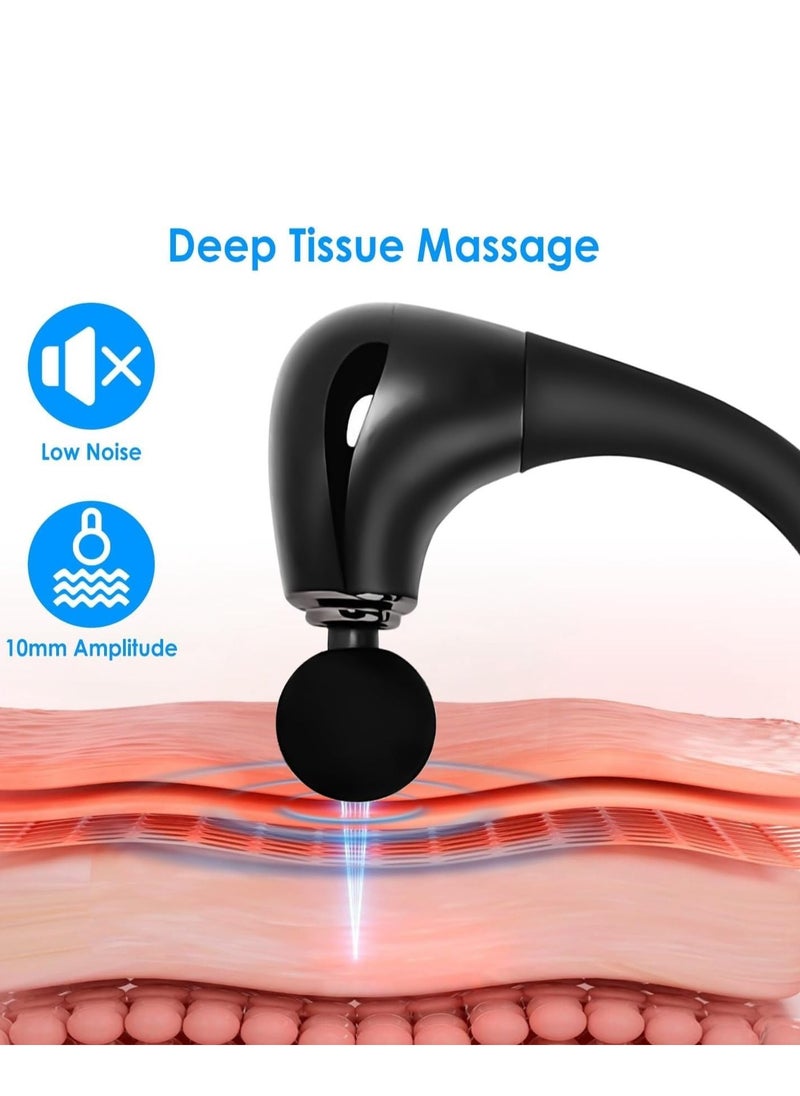 PENG GENERAL Massage Gun with Extended Handle Revolutionary U-Shaped Back Massager for Pain Relief Deep Tissue Body Massager  - Image 5