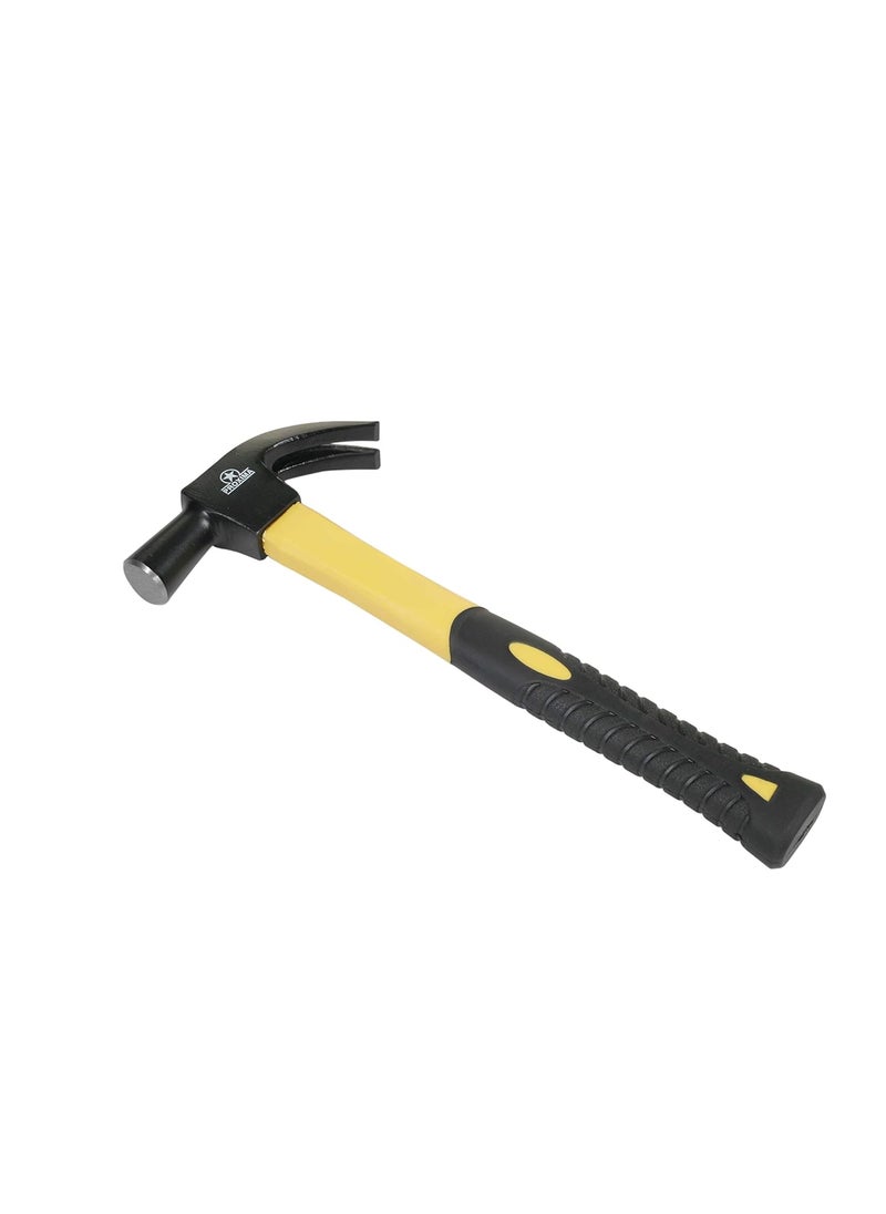 Proxima Proxima Steel Claw Hammer ENGLISH PATTERN With Fiberglass Handle Size 16oz 453 gram Weight Handle length 275 mm  - Image 1