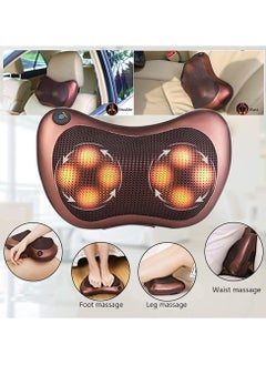 Prime by javaudan Prime Multifunction Massage Pillow with 8 Massager Heads Heater Neck Shoulder Body Electric Massager Home, Office, Car, Bed Use  - Image 3