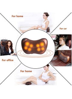 Prime by javaudan Prime Multifunction Massage Pillow with 8 Massager Heads Heater Neck Shoulder Body Electric Massager Home, Office, Car, Bed Use  - Image 4