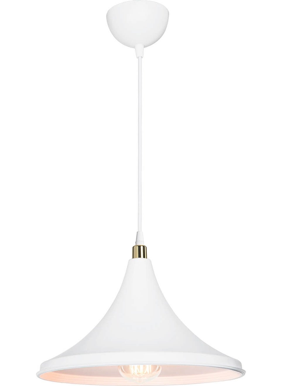Ag Light Design - White Pendant Chandelier Living Room Kitchen Hallway Bedroom Lamp - Image 1