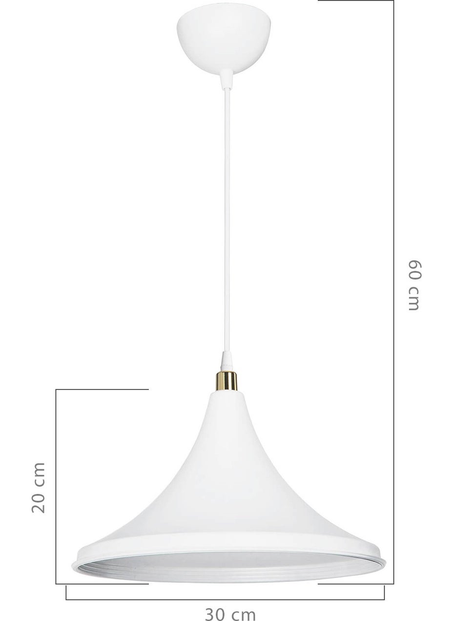 Ag Light Design - White Pendant Chandelier Living Room Kitchen Hallway Bedroom Lamp - Image 1