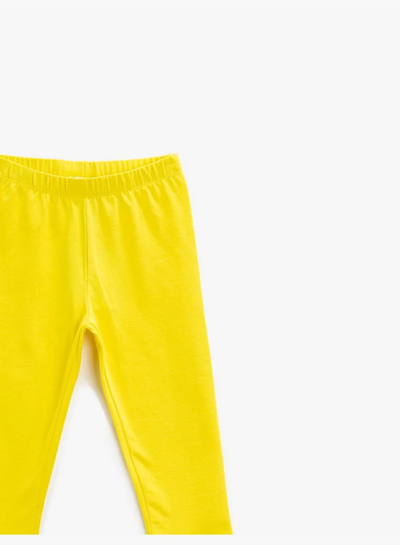 KOTON Cotton Basic Leggings