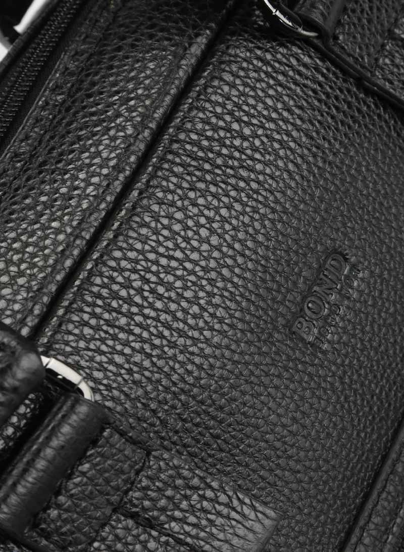 Trucare  Bond Leather Laptop Bag Black - 1039 / 1115  | Best Price UAE