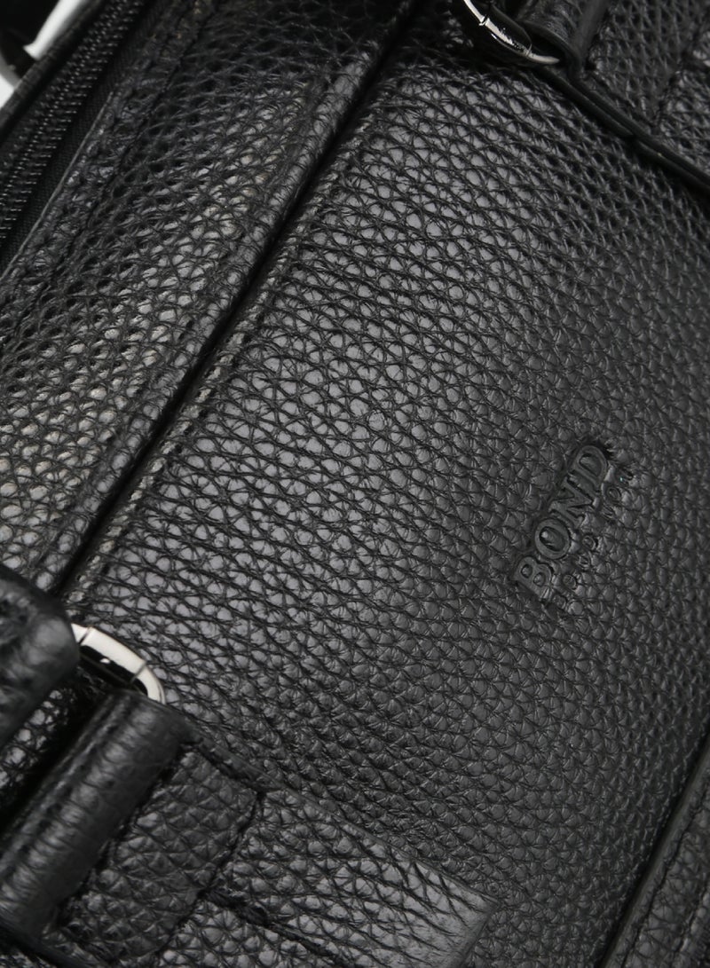 Bond Leather Laptop Bag Black - 1039 / 1115 - Image 4