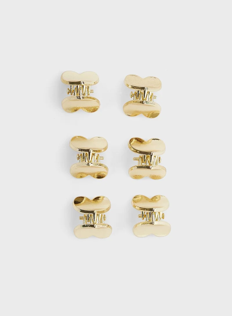 Rubi 6 Pack Of Micro Hair Claws