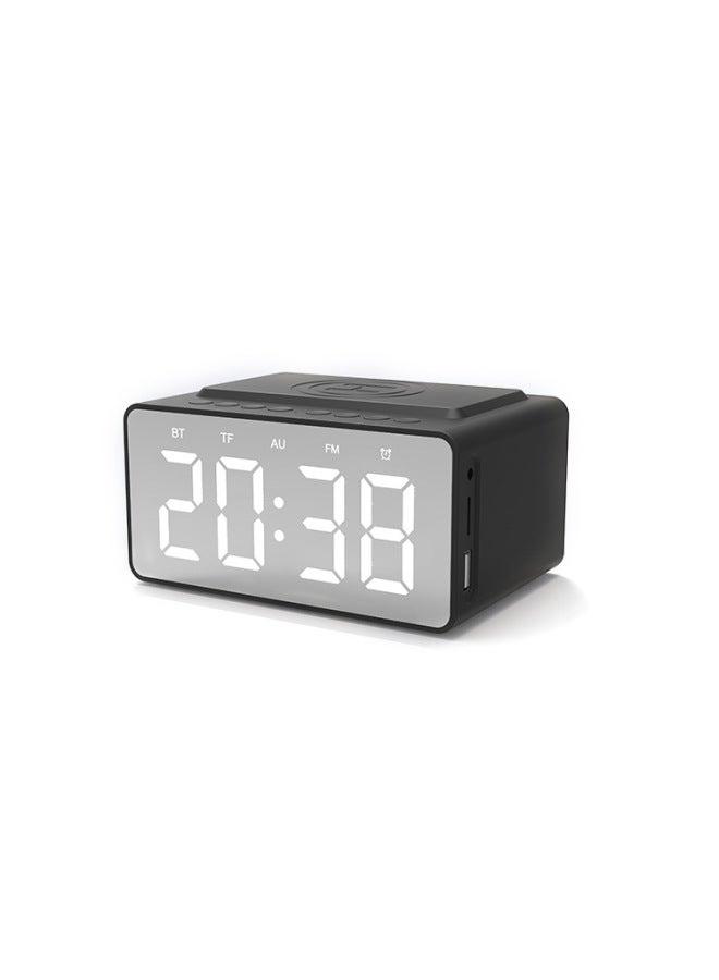 AEC Bluetooth Speaker New Wireless Charging Clock Led Alarm Clock Audio Popular New Wireless Charging Bluetooth Audio - Image 5