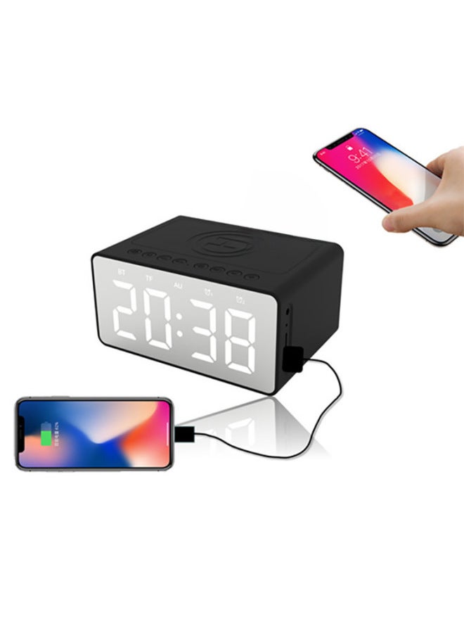 AEC Bluetooth Speaker New Wireless Charging Clock Led Alarm Clock Audio Popular New Wireless Charging Bluetooth Audio - Image 3