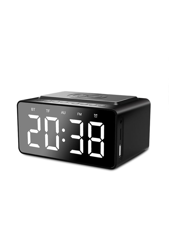 AEC Bluetooth Speaker New Wireless Charging Clock Led Alarm Clock Audio Popular New Wireless Charging Bluetooth Audio - Image 4
