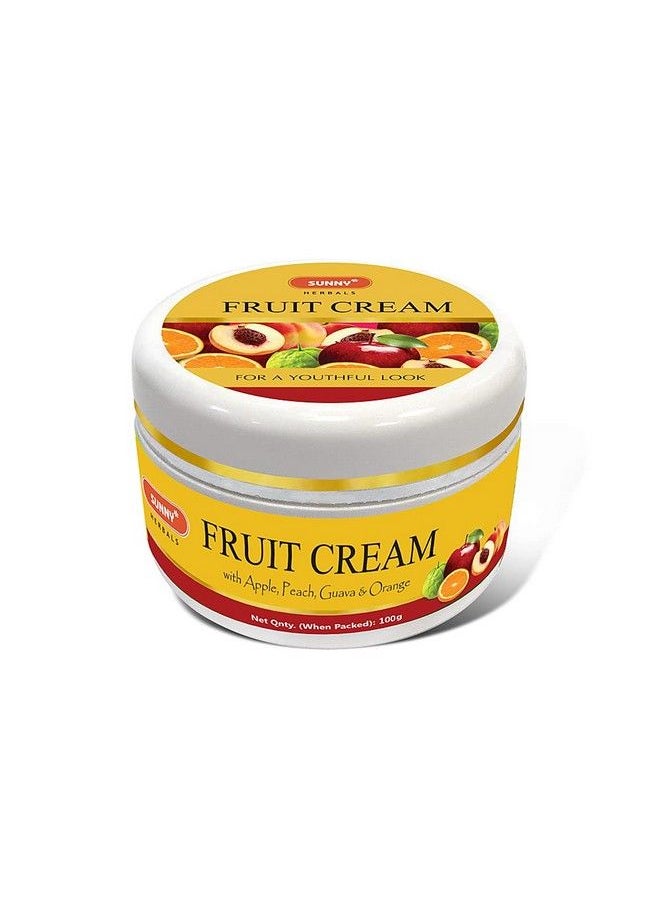 Sunny Fruit Cream With Extracts Of Apple Peach Guava Orange ; Hydrates & Imparts Youthful Glow ; Vitamin E Along With Fruit Extracts Provide Baby Soft Skin ; For All Skin Type 100Gm  - Image 2