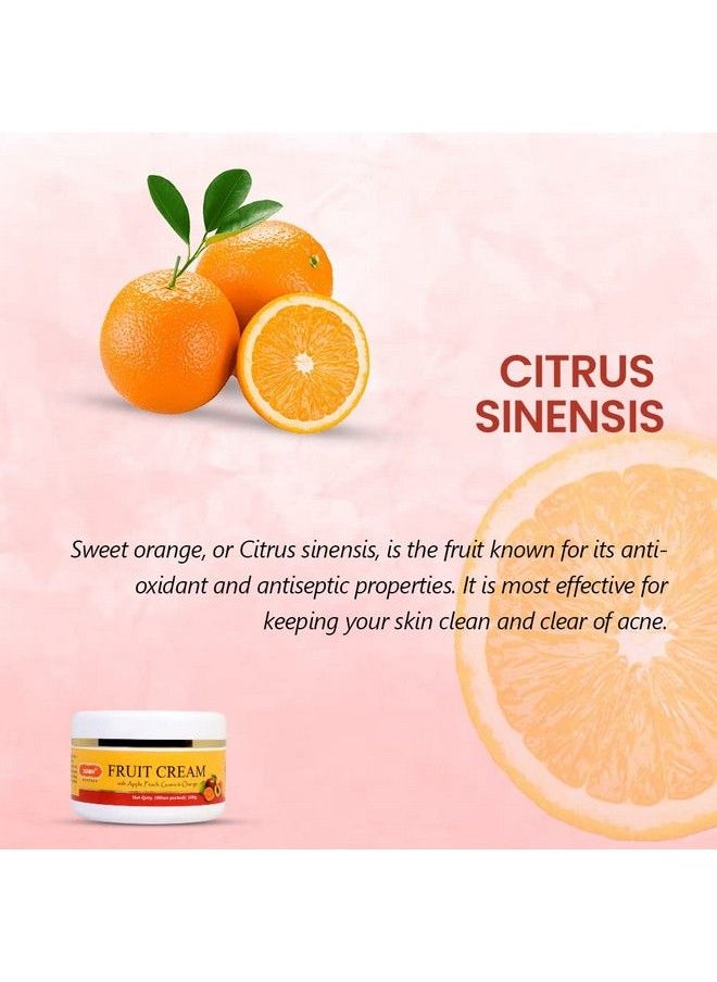 Sunny Fruit Cream With Extracts Of Apple Peach Guava Orange ; Hydrates & Imparts Youthful Glow ; Vitamin E Along With Fruit Extracts Provide Baby Soft Skin ; For All Skin Type 100Gm  - Image 5