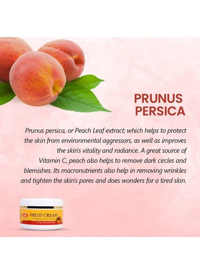 Sunny Fruit Cream With Extracts Of Apple Peach Guava Orange ; Hydrates & Imparts Youthful Glow ; Vitamin E Along With Fruit Extracts Provide Baby Soft Skin ; For All Skin Type 100Gm  - Image 4