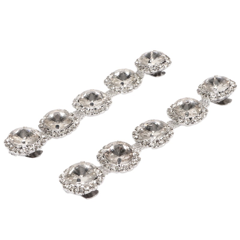 Rhinestone Shoe Clips: Premium Sparkle Crystal Design - Versatile Diy Shoe Decoration for Women Wedding, Party & Daily Accessory Use - Image 5