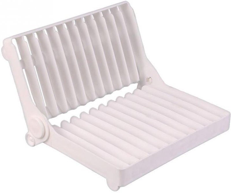 Doliva Folding Plastic Kitchen Dish Rack Stand Plate Holder 12 Slots Drainer Drying Rack Organizer Visit The Wishbone Store - Image 2