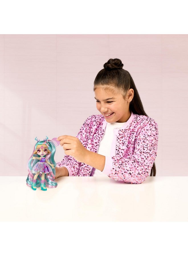 ماجيك ميكس مجموعة Pixlings Deluxe Pack، Deerlee The Deer، Shimmer Reveal، Create & Mix Potion التي تكشف بشكل سحري عن دمية Pixling مقاس 6.5 بوصة داخل زجاجة الجرعات - مزيجات صغيرة حصرية و6 إكسسوارات شعر - Image 5