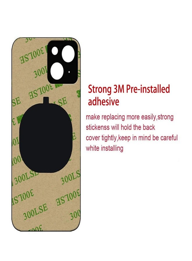 Perzework OEM Rear Back Glass Replacement for iPhone 14 6.1 inches with Reparing Toolkit and Pre-Installed Adhesive (Starlight White) - Image 4