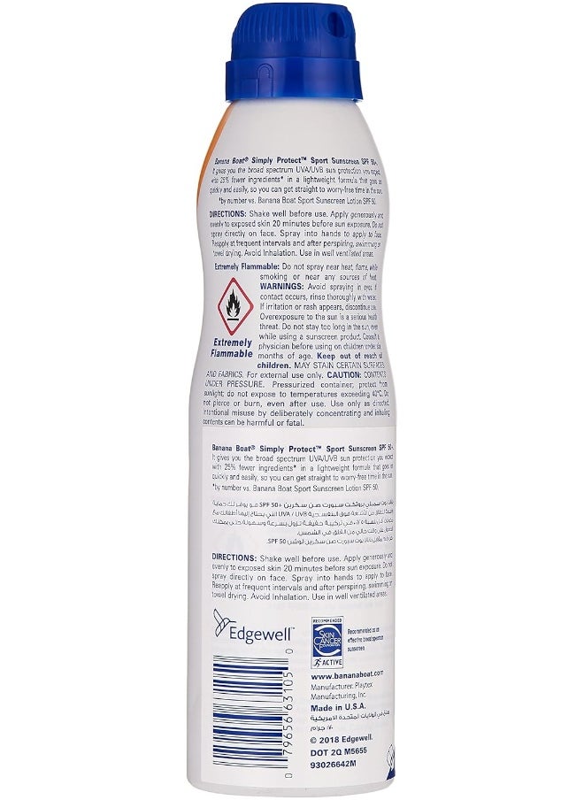 BANANA BOAT Banana Boat Simpley Protect Sport Sunscreen Spray  - Image 2
