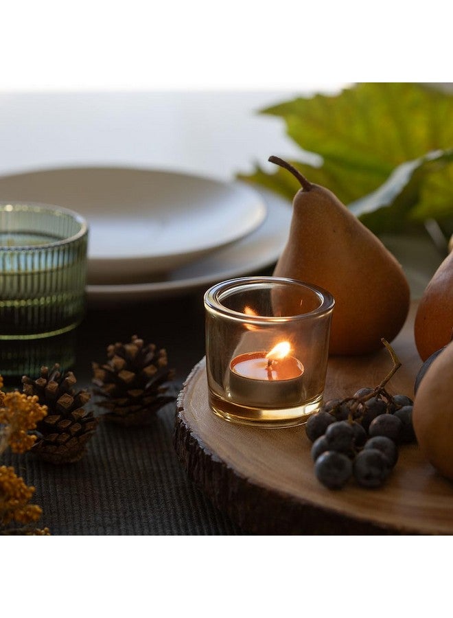 Bluecorn Beeswax Bluecorn 100% Pure Beeswax Tealight Candles in Metal Cups | Natural Beeswax Candles, Handcrafted in Colorado | Long Burn (4-5 Hours) | Soy, Paraffin, & Fragrance Free, Bulk 24-Pack  - Image 3