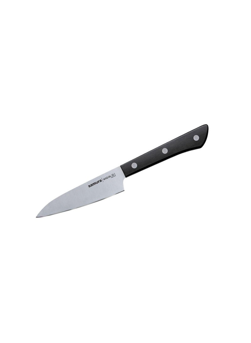 Samura Harakiri Super 8‑Piece Kitchen Knife Set | Japanese AUS‑8 Stainless Steel | Chef, Bread & Slicing Knives | Utility & Paring Knife, Scissors, Sharpener & Magnetic Holder | Black ABS Handles - Image 2