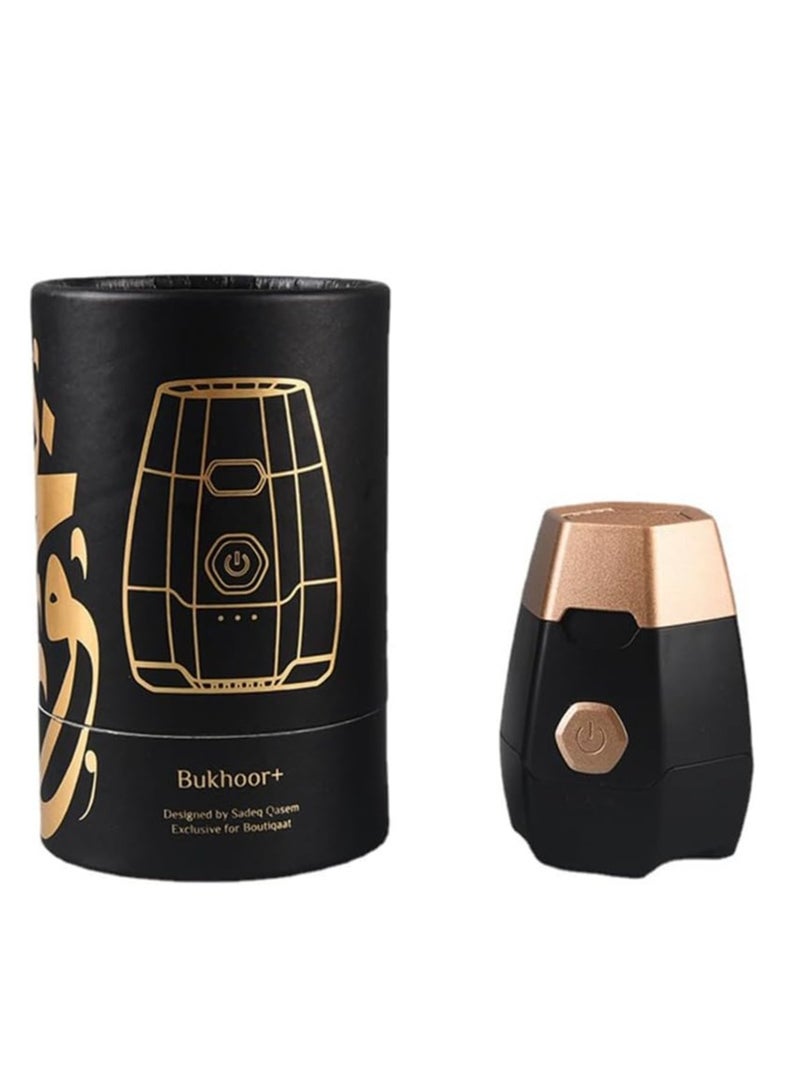 TIGER D1Q7 Auto Arabic Bakhoor Burner – Compact & Portable Electronic Incense Vaporizer for Authentic Aromas, Easy-to-Use Auto Heating Technology, Ideal for Homes, Offices & Special Occasions – Black  - Image 1