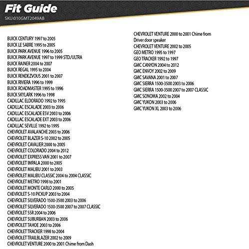 Scosche GMT2049AB Double DIN or Single DIN with Pocket Radio Install Dash Kit Compatible with Select 1994-12 GM Vehicles - Non Factory Nav Models Only - See Fit Guide in Images to Verify Your Vehicle - Image 4
