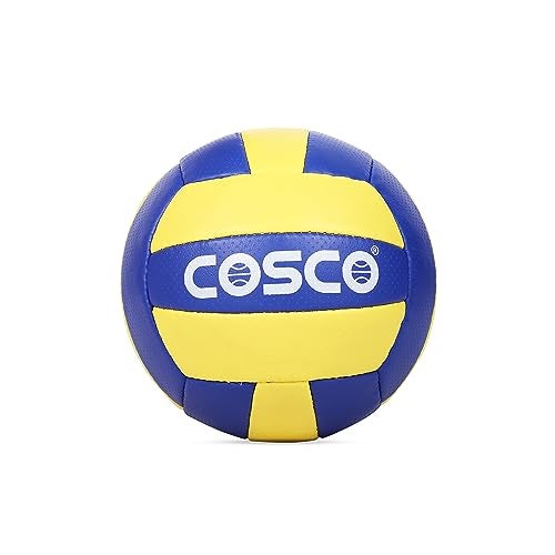 Cosco BLUYWL-S4 PU Volleyball, Size 4, (Blue Yellow) - Image 3