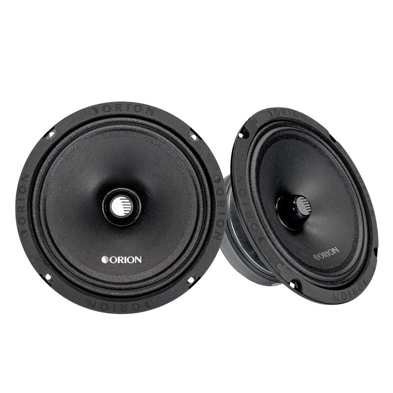 ORION Cobalt CM854 High Efficiency 8 MidRange Bullet Loudspeakers 1200W Max Power 300W RMS 4 Ohm 15 Voice Coil Pro Car Audio Stereo Midrange Speakers Pair