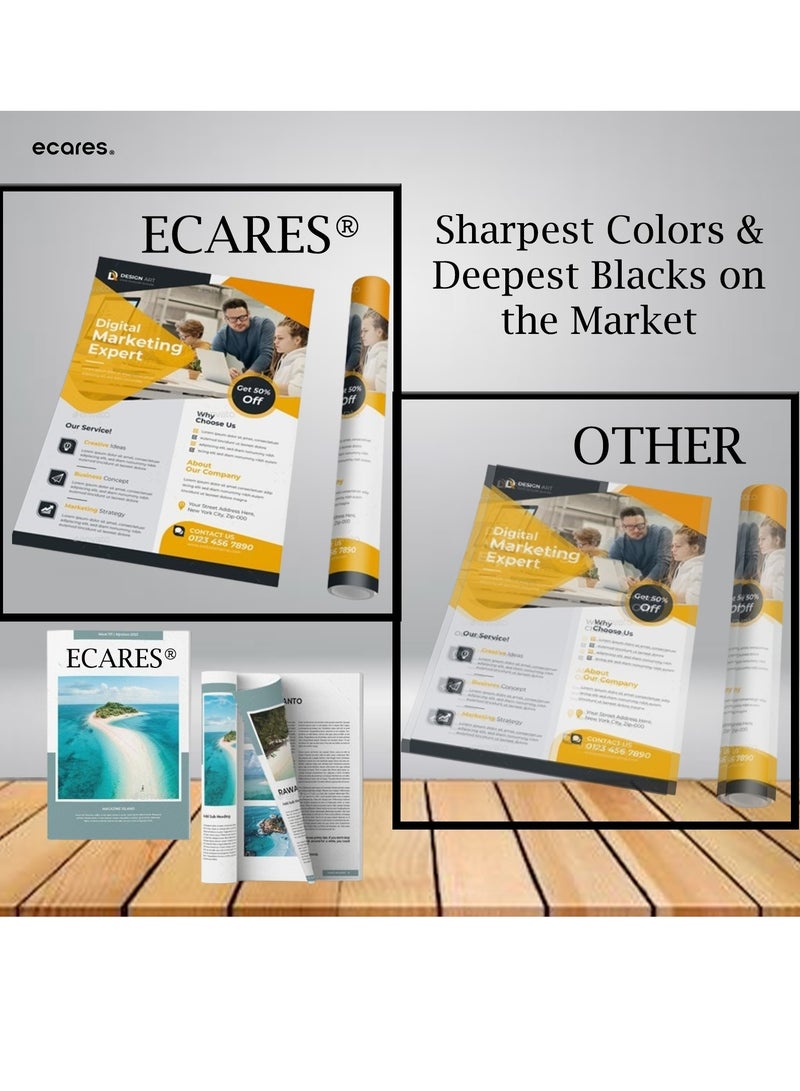 ECARES® Compatible Toner Cartridge Replacement for HP 37A CF237A use for HP Laser M607dn M607n M608dn M608n M609dh M609dn M631z M632fht M632h M633fh Printer (Black) - Image 2